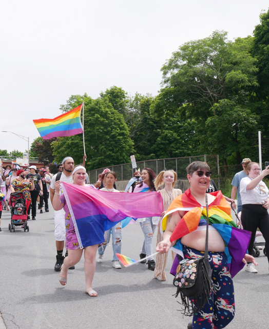The Dutchess County Pride Center partnered with PKGO last Saturday to welcome LGBTQ+ individuals, families and allies at the third annual Poughkeepsie Pride Parade and Festival.