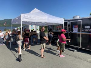 Festival goers excitedly attended the Food Truck Festival on Sunday, July 3rd. Pictured above, Empanada O'Nada sold out of all of their food at the Food Truck Festival.