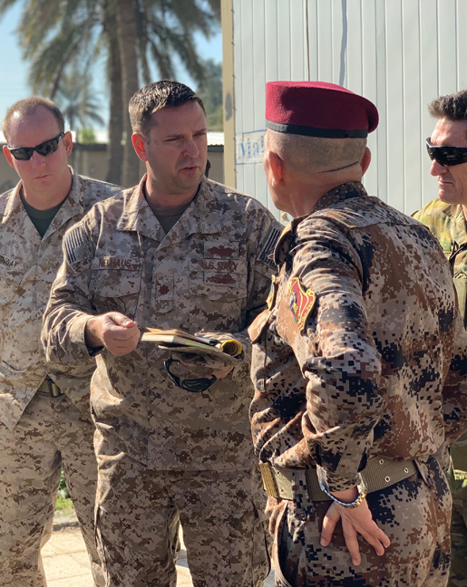 Orange County Executive Steven M. Neuhaus while serving in Iraq with the U.S. Navy in 2019.
