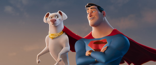Dwayne “The Rock” Johnson and John Krasinski star in DC Leauge Super Pets.