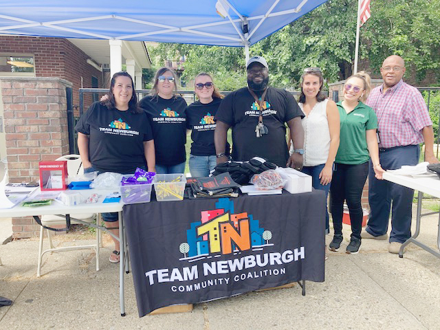 Thursday, members of the community outreach organization, Team Newburgh, were outside of the Newburgh Ministry providing residents with critical information and resources as well as fun items for children, all geared toward prevention and community bonding, a mission the Catholic Charities sponsored organization has been dedicated to for almost 20 years.