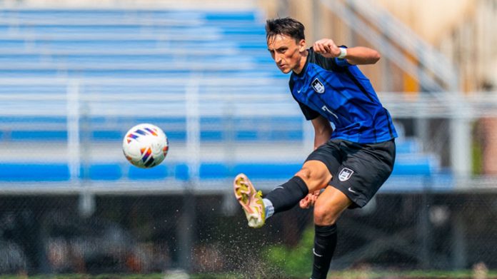 Matt Wyant scored twice and assisted on two goals and Connor Doyle totaled three points as the Mount Saint Mary College Men’s Soccer team went on the road and scored an impressive 5-0 Skyline Conference victory at Maritime Saturday night.