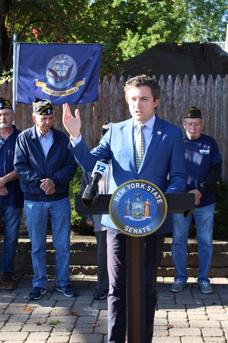 Senator Skoufis announces the single largest investment in local veterans organizations.