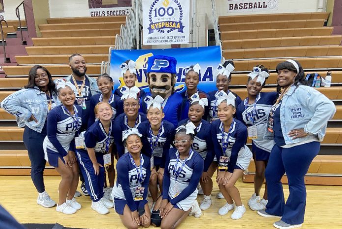 Poughkeepsie’s cheerleaders finished the fall season having never scored lower than second place in local competitions.