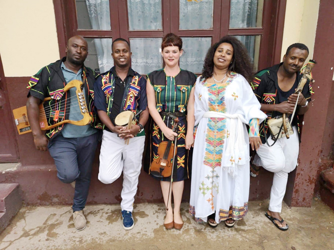 Howland Cultural Center presents the Ethiopian band, QWANQWA, this supergroup composed of five top musicians from Addis Ababa, Ethiopia’s capital, is making its first American tour of four dozen American cities.