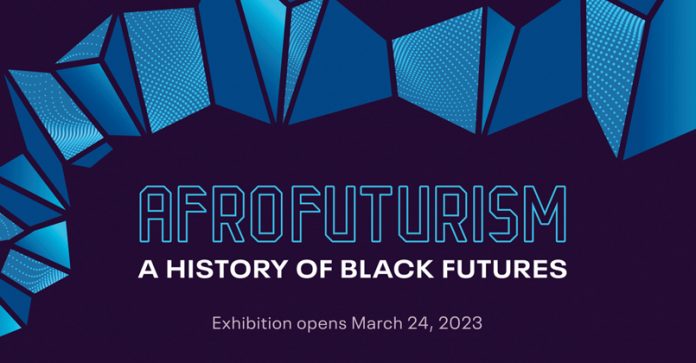 Through the 4,300-square-foot temporary exhibition, visitors will view a variety of objects from Afrofuturism pioneers, including Octavia Butler’s typewriter, Nichelle Nichols’ Star Trek uniform as the character Lt. Nyoto Uhura and Nona Hendryx’s spacesuit-inspired costume worn while performing with LaBelle