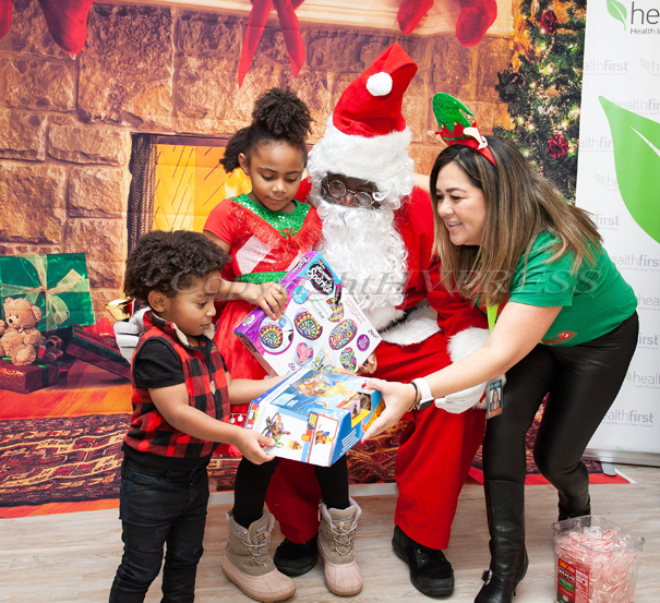 Healthfirst teamed up with several community based organizations to make the holidays brighter for families on Saturday, December 17, 2022. Hudson Valley Press/CHUCK STEWART, JR.