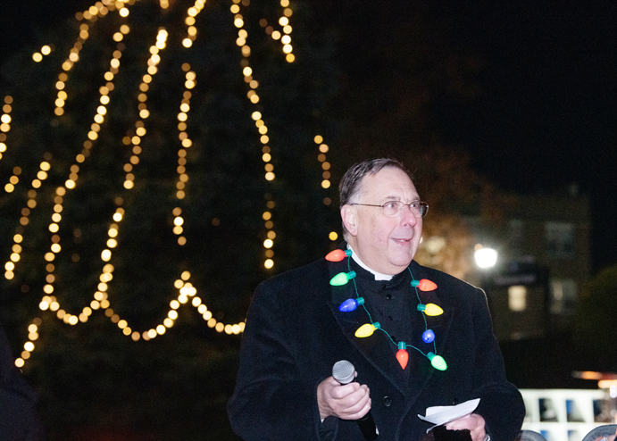 Mount Saint Mary College Annual Tree Lighting Ceremony on November 29, 2022.
