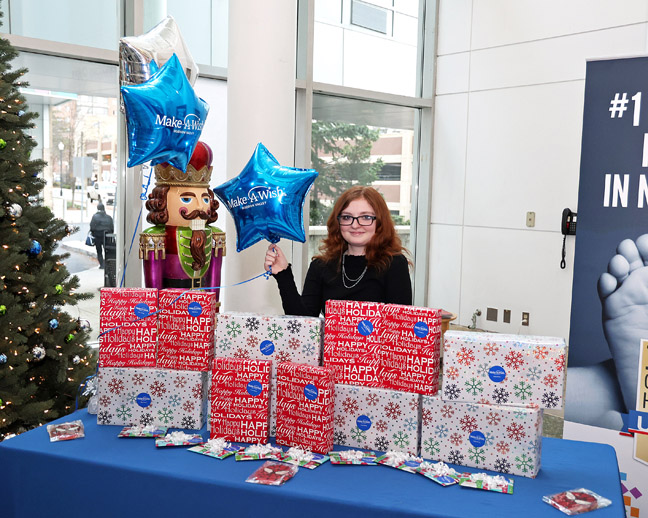 Make-A-Wish Hudson Valley honored the wish of 15-year-old Shannon of Rockland County, who elected to use her wish to give back to pediatric patients at Hackensack Meridian Children’s Health.