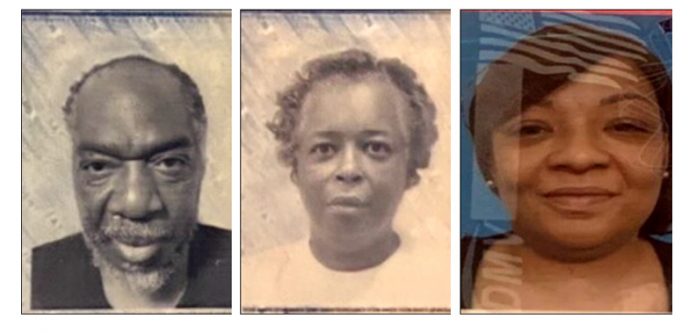 The above three individuals impersonated homeowners and have yet to be found. Images have been taken from falsified identification cards.