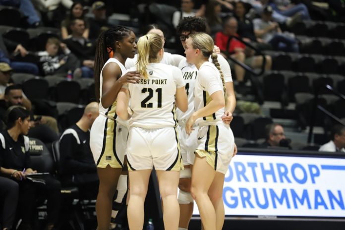 The Army West Point women’s basketball team fell to the Colgate Raiders on Sunday afternoon.