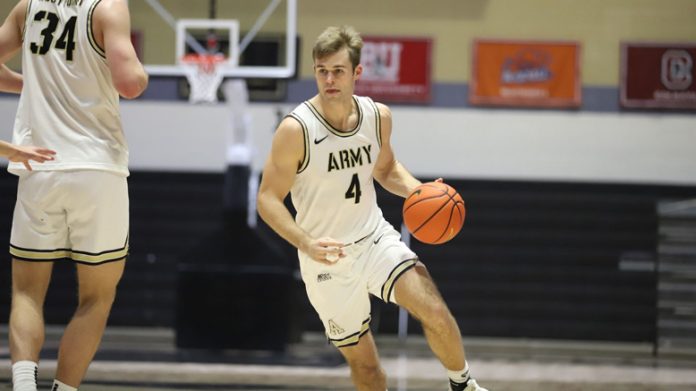 Chris Mann delivered the game-winning shot with 22 seconds remaining to give Army the late lead at home before getting a defensive stop in the closing seconds as a three-pointer from Lehigh was off the mark.