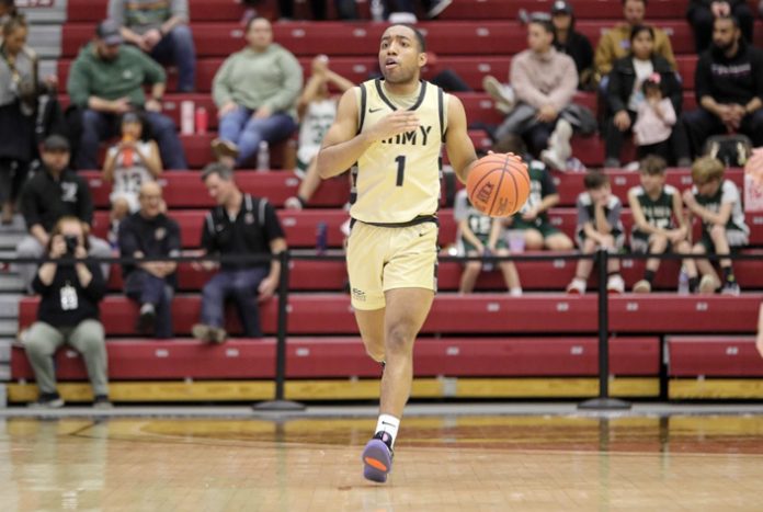 Jalen Rucker exploded for a career high 35 points on 12-16 shooting, including hitting on 6-9 from three-point range to lead Army West Point to a third consecutive Patriot League victory over Loyola Maryland.