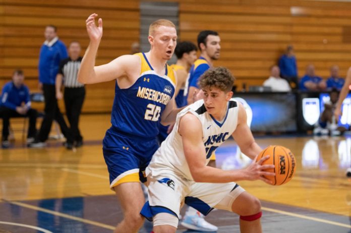 The Mount Saint Mary College Men’s Basketball team was unable to secure its second straight win following a tough 69-63 Skyline Conference defeat at the College of Mount Saint Vincent Saturday afternoon. 