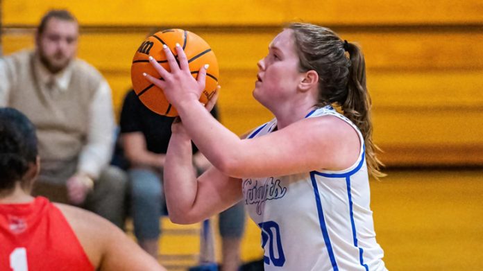 Kate Hughes scored a career-high 20 points as the Mount Saint Mary College Women’s Basketball team won its ninth straight contest on Thursday.