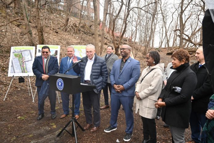 Schumer launches major push for new fed dollars to transform derelict, former railroad into first Yonkers’ Greenway to better connect southwest Yonkers to the Bronx & Hudson Valley; senator reveals plan to reimagine Yonkers eyesore and give underserved residents the greenspace, bike options, transit connections, and economic opportunity they have long deserved.