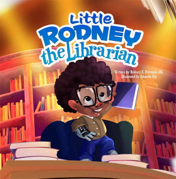 Author creates children’s picture book to inspire black boys to become librarians and leaders.