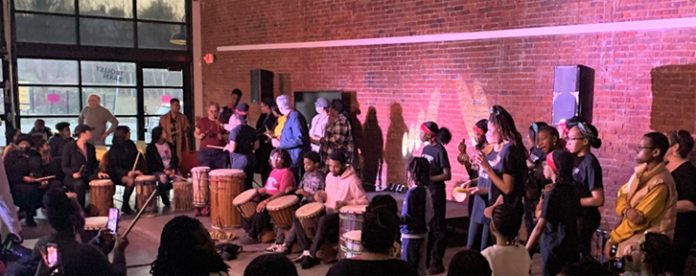 “Black Loves Heals,” a Black History Month Celebration, was held at the Trolley Barn in Poughkeepsie, New York.
