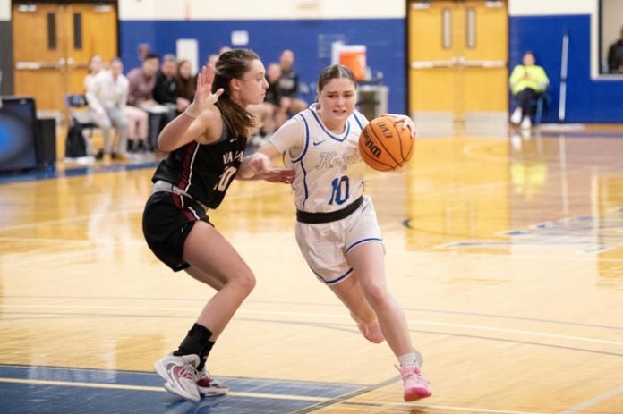 Erin Smith equaled her career-high with 18 points after going 8-for-14 from the floor with a three-pointer. She closed the victory with three steals. Photo: Lee Ferris