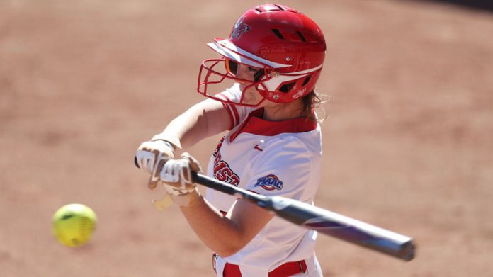 Alyssa Grupp had four hits on the day to pace the Red Foxes. Photo: Chris Hook