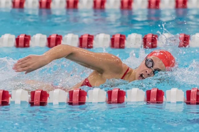 The Marist Red Foxes women’s swim and dive team finished strong on the final day of the MAAC Championships. Leigh-Anne Zanella (pictured above) struck gold in the 200-yard butterfly.