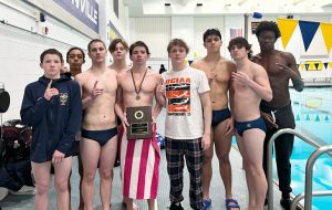 Newburgh Free Academy Boys Swimming and Diving won OCIAA Division 1 championships. Photo: Michelle Pagano