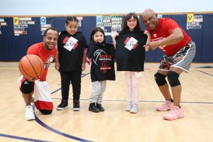 Fostertown ETC was treated to a nice surprise when they were visited by members of the New York Wiz Kids Basketball team.