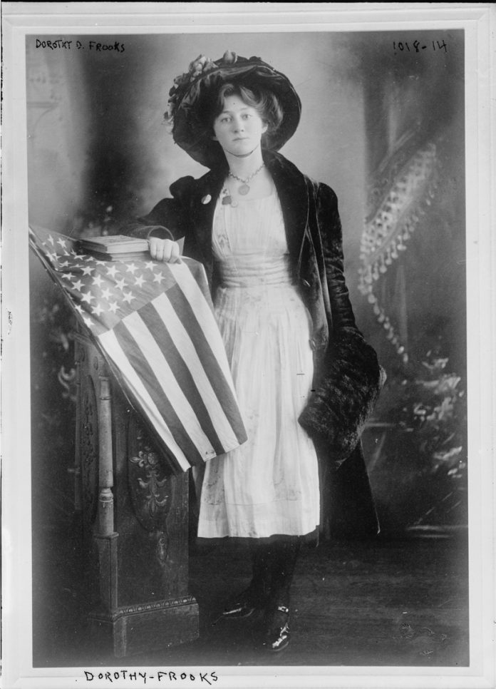 “Miss Dorothy Frooks Champion Orator” originally published in the Detroit Times, November 8, 1910. Courtesy of the Library of Congress, Prints & Photographs Division.