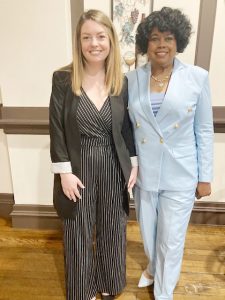 On right is Shirley Sutphin, CEO of Let’s Talk, which hosted “I’m Every Woman,” celebrating Women’s History Month. On the left is newly elected Goshen Mayor, Molly O’Donnell, the second female to hold the position in the town’s history.