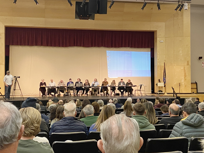 On Monday, March 6th, the Town of Cornwall Planning Board hosted a public scoping session at Cornwall Central High School to hear comments on the proposed multi-family development project called Biagini Woods.