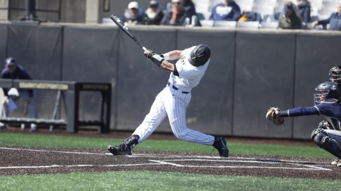 The Army West Point baseball team defeated the Navy Midshipmen. Army’s Ross Friedrick batted 3-4, having two home runs, four RBIs, and two runs.
