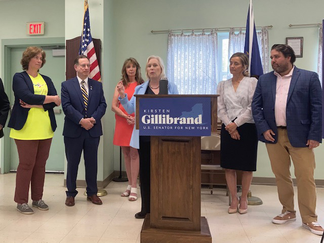 Saturday afternoon, United States Senator, Kirsten Gillibrand, was in Cornwall at Munger Cottage Senior Center, championing her 5-Point Master Plan on Aging, Ensuring Every American Can Age with Dignity and Financial Security.