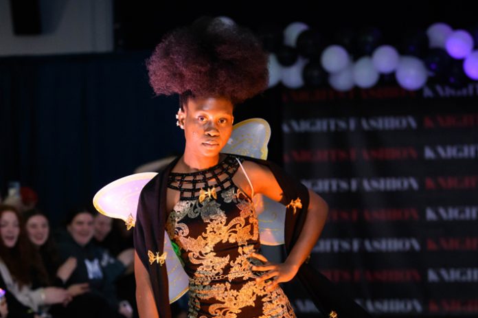 Nearly two dozen Mount Saint Mary College students showed off a variety of versatile outfits at the college’s Fashion Show on Wednesday, March 1.