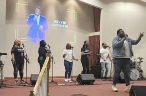 BET's Sunday Best Winner Psalmist Melvin Crispell III performs at The Pastors & Leaders Pour Conference.