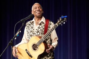 Reggie Harris has traveled worldwide for over 45 years using music and stories to inspire hope and foster empowerment in audiences of all backgrounds. He is a passionate songwriter, an activist, a widely acclaimed recording artist and world-renowned song leader who averages over 300 concerts and lectures every year at arts centers, universities, schools and music festivals.