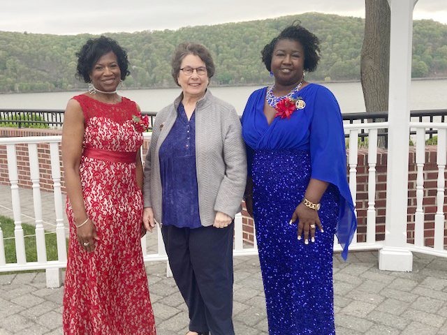 Saturday evening at The Grandview in the City of Poughkeepsie, three individuals were honored at the Poughkeepsie Alumni Chapter of Kappa Alpha Psi Fraternity, Inc. Scholarship Gala, supporting their Beyond the Dream Foundation, providing area youth with college scholarships. 2023 Lifetime Achievement Awardees from left are; Sandra Jackson ( Entrepreneur), Nancy Kappler-Foster (Philanthropist) and Rendesia Scott (Philanthropist.)