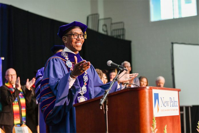 The Inauguration of President Dr. Darrell P. Wheeler at an Investiture Ceremony on Thursday, April 20, attended by local, county and state officials, SUNY leadership, delegates from other institutions, and hundreds of students, faculty, staff, alumni, friends and community members.