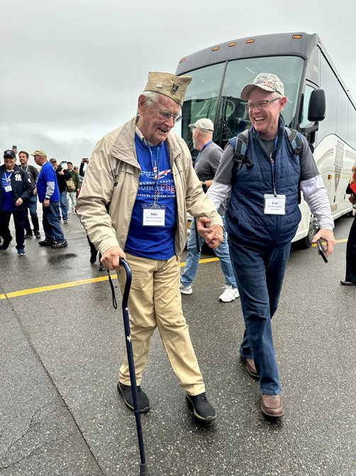Westchester County Airport hosted 68 local veterans who participated in a Hudson Valley Honor Flight to Washington, DC.