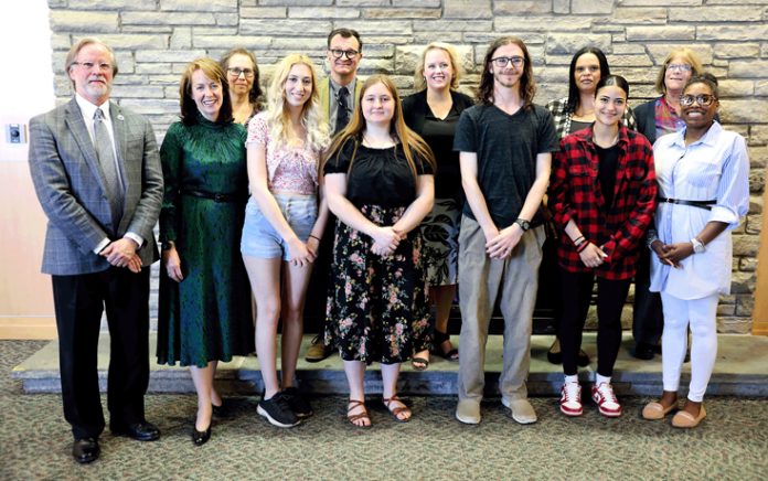SUNY Ulster Faculty Association awarded six students with the Diversity, Equity and Inclusion Scholarship at a ceremony.