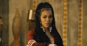 Teyana Taylor in the film White Men Can’t Jump.