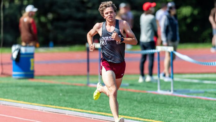 On the track, sophomore Tim Buchan posted a new Vassar record time of 3:57.50, breaking Jack Casalino’s record of 3:57.83 set in 2022, in the men’s 1500-meters for a 12th place finish when The Vassar College Men’s and Women’s Track and Field teams competed in the second day of the 2023 AARTFC Outdoor Championships.