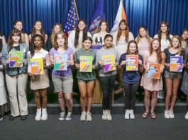 Westchester County Executive George Latimer recently honored a group of students from across Westchester who have worked throughout the school year to prevent substance abuse among their peers.
