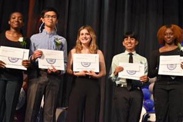 During a ceremony on June 9, over 50 students received 75 local scholarships worth more than $100,000 some of which were created specifically for PHS students including Board of Education scholarships.