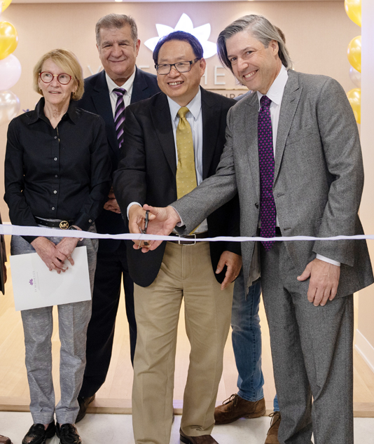 SY Aesthetics celebrated the opening of its new integrative, office-based plastic surgery (OBS) center and spa in Middletown, NY, on June 16, 2023. (L to R) Assemblywoman Aileen Gunther, Mayor of Middletown Joseph M. DeStefano, SYA CEO Dr. Jingduan Yang, and SYA Medical Director Dr. Jeffrey Yager.