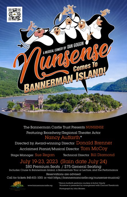 NUNSENSE, The Off-Broadway Smash Hit Musical that ran for over 10 years comes to Bannerman’s Island!
