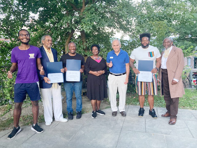 Pictured are those who played a pivotal role as well as were honored at Friday’s very successful Fourth Annual Frederick Douglass in Newburgh Day event, in the City of Newburgh’s Tyronne Crab Memorial Park. The event, honoring Douglass, the iconic abolitionist, writer, speaker, advocate and trailblazer, continues to evolve and grow. It is proudly held in the City of Newburgh where and when- August 11- Douglass visited and delivered one of his famous speeches, celebrating the passage of the 15th Amendment.
