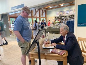 Guests participate in a book signing with author, Albert M. Rosenblatt, whose book, The Eight: The Lemmon Slave Case and the Fight for Freedom, details one of the most momentous civil rights cases in our nation’s history. 