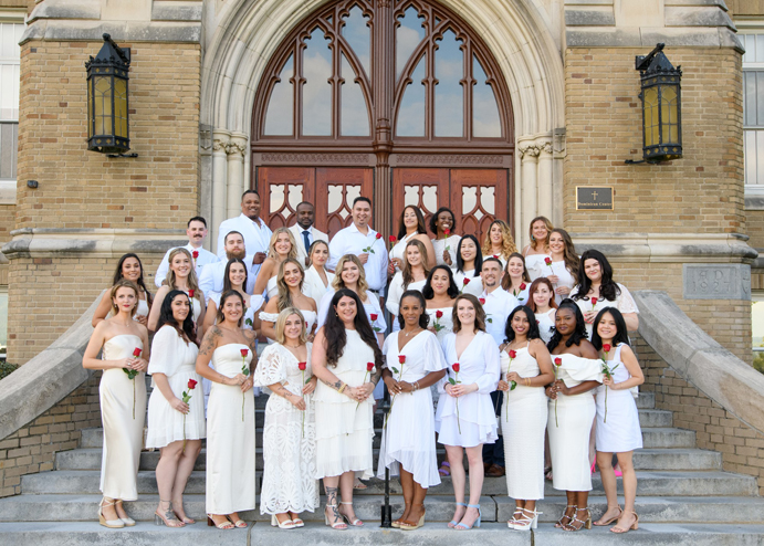 Mount Saint Mary College honored 35 graduates of its nursing program during a pinning ceremony on Friday, August 25, 2023. Photo: Lee Ferris