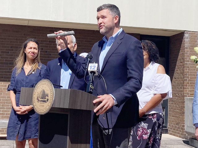 Congressman, Pat Ryan, announced the commitment he is making to and support he is providing for the crucial steps ahead for the removal of lead in the water pipes in the City of Poughkeepsie.