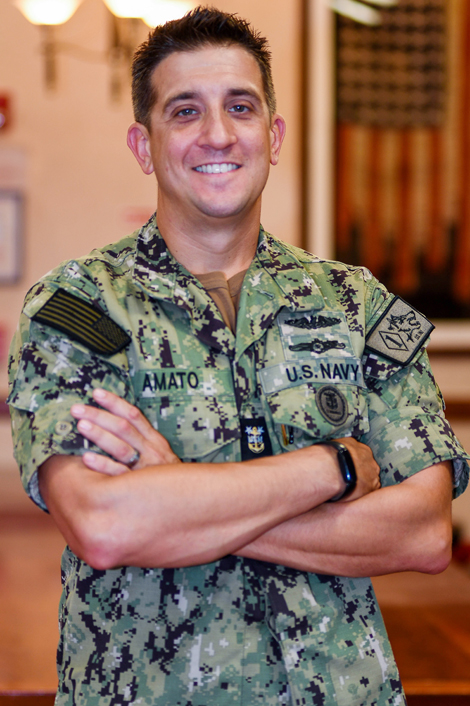 Master Chief Petty Officer Anthony Amato. Photo: Navy/BRYAN NIEGEL